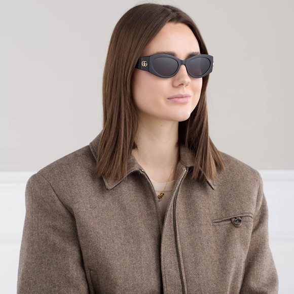 💯 Authentic - New GUCCI GG1401S BLACK-BLACK-GREY
Sunglasses - Picture 5 of 14